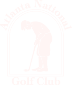 Atlanta National Golf Club White Logo
